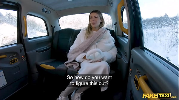 Sizzling Lingerie Model Craves Rough, Speedy Ride With Her Fake Taxi Driver