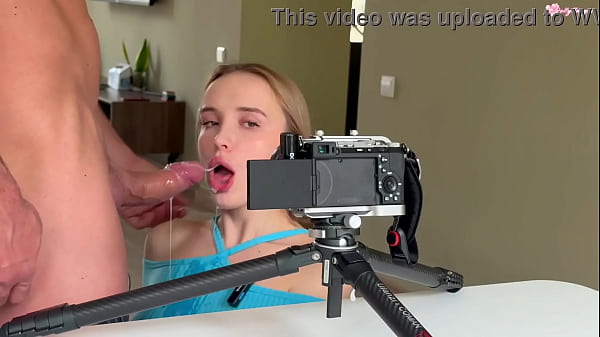 Gagging On A Thick Load As You Watch It Shoot Down My Throat