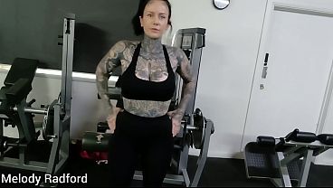 Melody Radford Flaunts Her Sizzling Curves In A Steamy Gym Session