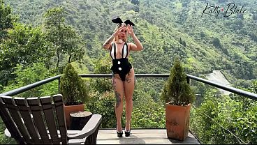 Country Bunny Gets Plowed In The Pasture By A Hung Farmhand
