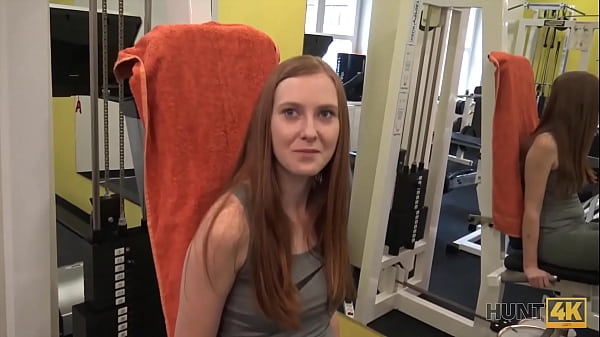 Sweaty Gym Slut Trims Her Pussy For Quick Cash