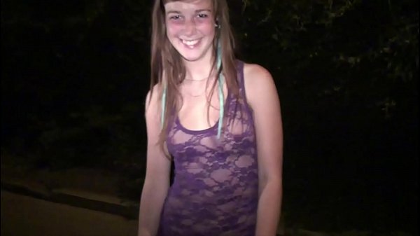 Naughty Blonde Babe Craves Public Gangbang With Strangers