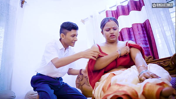 Desi Step Grandson Pounds His Horny Grandma And Blasts His Load Down Her Throat