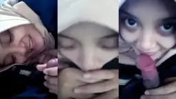Jilbab Seksi Yang Gila Mengulum Batang