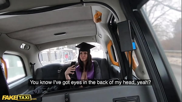 Naughty Valedictorian Melany Mendes Sheds Her Gown For A Steamy Fake Taxi Ride