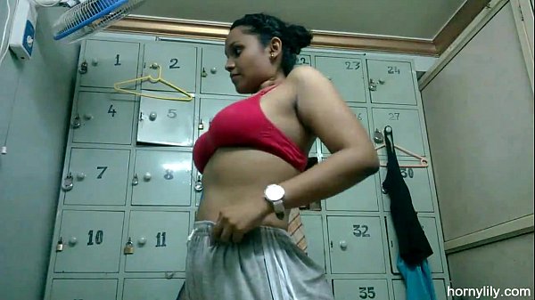 Lusty Indian Fitness Goddess Strips Down For A Steamy Gym Session