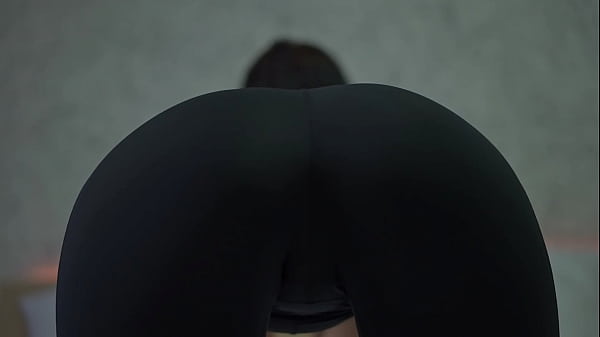 Intimate Yoga Pants Close-up: Wet Sounds And Tasting In 69