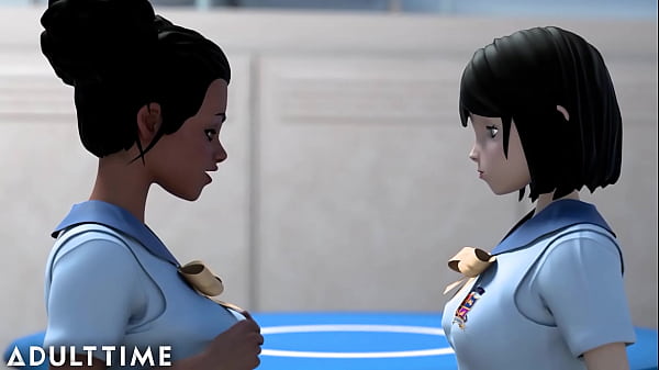 Stepmounting Madness: A Lewd Lesbian Hentai Ride