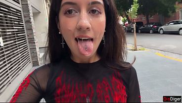 Drench My Face On Our First Date – Public Cumwalk Down The Street