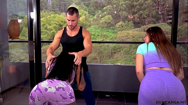 Sweaty Sessions: A Trainer’s Tempting Duo Of Dirty Debutantes