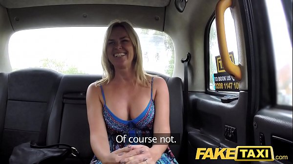 Milf With Massive Natural Tits Takes A Huge British Cock In A Fake Taxi