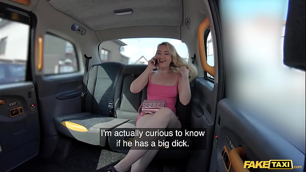 Sultry Blonde Babe Takes A Wild Ride On A Massive Cock In The Back Of A Cab