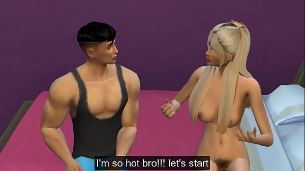 Muscular Stepbrother Makes His Curvy Stepsister Beg For It