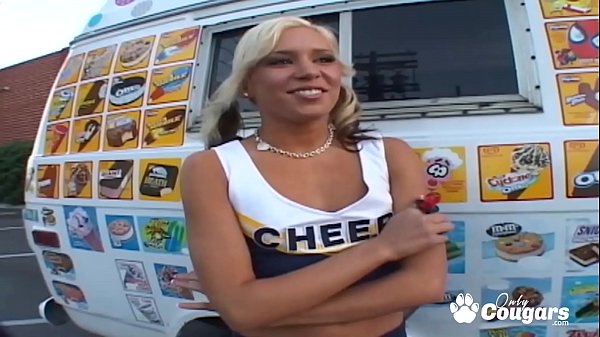 Cheerleader Kacey Jordan’s Juicy Pussy Lips Swallow A Thick Creamy Cock