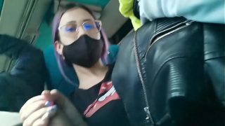 A Hot Latina Slut Deepthroats Her Man’s Cock On A Crowded Bus Ride From Bogota To Medellin