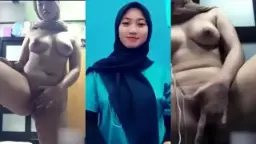 Amirah Syariza Menggoda Dengan Hijab, Menggairahkan Hingga Klimaks