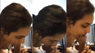 Office Slut On Her Knees For The Boss In A Desi Nude Clip