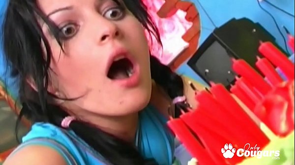 Birthday Girl Gets Her Tight Asshole Pounded