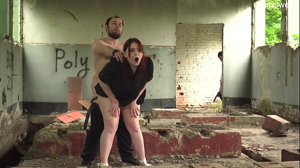 Bull Unloads Deep Inside Cuckold’s Wife At The Abandoned Spot.