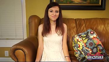 Slender Brunette Katie Walls Gags On Cock Before Taking A Rough Pounding