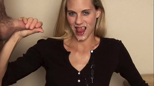 Mindy The Blonde Hotwife Begs For A Thick Facial, Gagging On Cock And Begging For A Huge Load