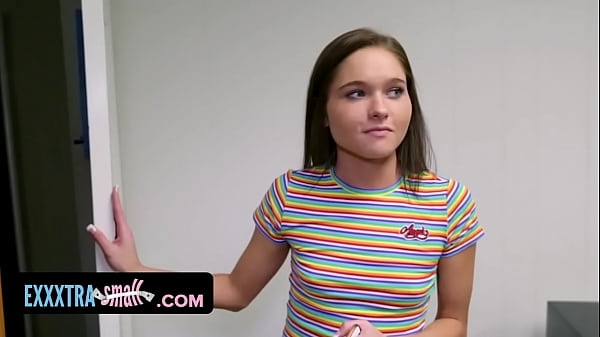 Petite Slut Breaks Into Jock’s Dorm For A Rough Lesson From His Massive Dick