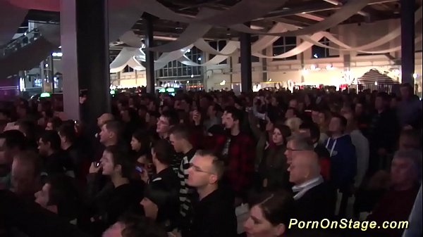 Public Stage Lesbian Sex Show