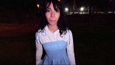 Caught In The Act: Sneaky Outdoor Motorcycle Fuck With Petite Latina Cindy Luna