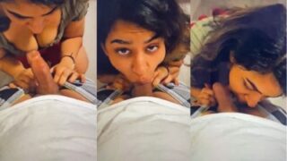 Puneri Bombshell Goes Wild With A Sloppy Marathi Blowjob
