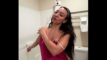 Sasha’s Steamy Solo Shower