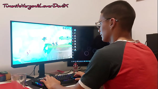 Big Dick Gamer And His Horny Friend Ready To Fuck!