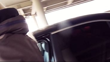 Parking Lot Passion: A Blonde Milf’s Daring Public Fuck