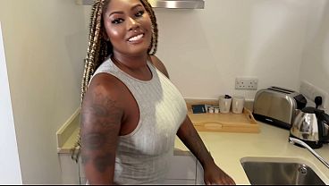Black-on-black Kitchen Fuck: A Steamy Pov