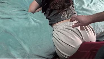 Kneeling Before Your Sweatpants-clad Goddess, Grinding In Worship