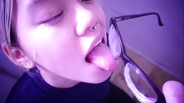 A Slutty Asian Bitch Awaits Her Master’s Command; She Licks His Load Off Her Glasses. Watch The Full Fuck Fest At Sabelarsene.com