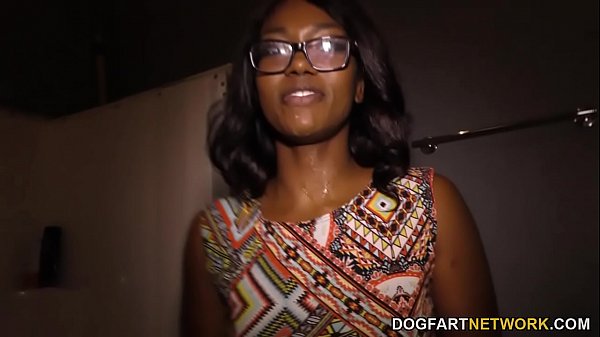 Ebony Slut Skyler Nicole Takes A Massive Cock Up Her Ass At The Gloryhole
