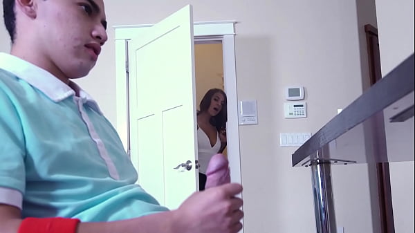 Bangbros – Naughty Step-sister Evelin Stone Catches Juan El Caballo Loco Stroking His Hard Cock