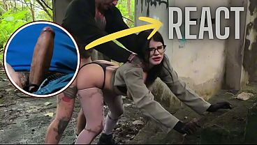 Goth Chick In Glasses Takes A Rough Pounding From A Huge Cock And Soaks It With Her Piss Pov