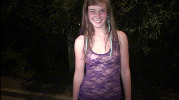 Sizzling Blonde Teen Alexis Crystal Takes On A Public Gangbang Debut