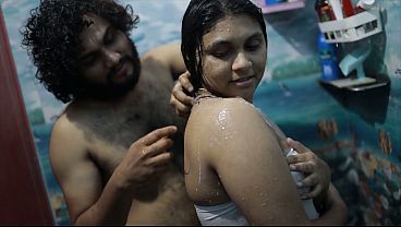 Indian Stepsis And Me Get Steamy In The Shower, Wet And Wild.