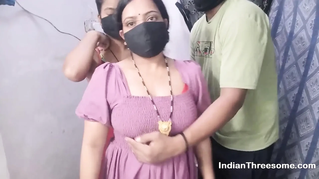 Mature Indian Wife And Husband Group Sex With Desi Teen Babysitter