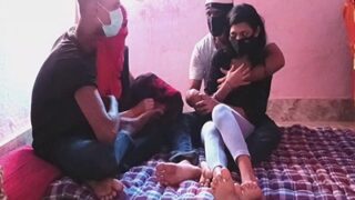Bangladeshi Boyfriend’s Wild Foursome Video With Two Kinky Couples Getting Nasty