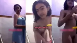 Watch Syakirah’s Latest Shower Video, Hot And Wet.