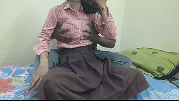 Indian College Student Gets Fucked Hard By Boyfriend In His Room
