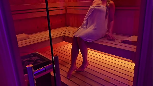 Fucking A Total Stranger In A Crowded Public Sauna, Getting Nasty And Loud