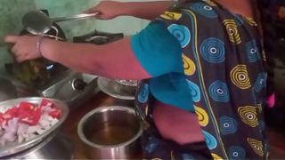 Indian Housewife Gets Naughty In The Kitchen With Her Boyfriend While Cooking