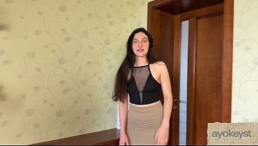 Naive Little Brunette Gets Her Tight Ass Pounded Deep. Pov.