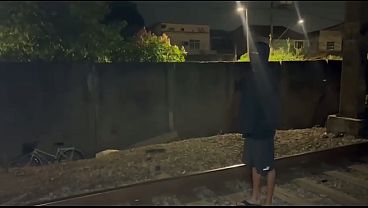 Public Agent Gets Hard At The Station While People Watch A Hot Woman