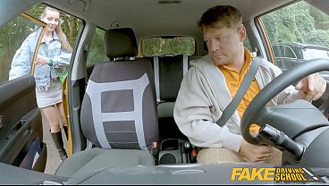 She Trades Cash For Pussy To Pay For More Driving Lessons In This Fake Driving School.