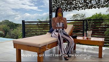 Milf Masseuse Gets Fucked In Public By A Young Guy With A Monster Cock; He Blows His Load In Her Mouth, And A Bunch Of Pervs Watch.